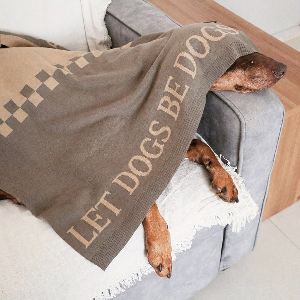 LET DOGS BE DOGS BLANKET - Lambwolf Collective