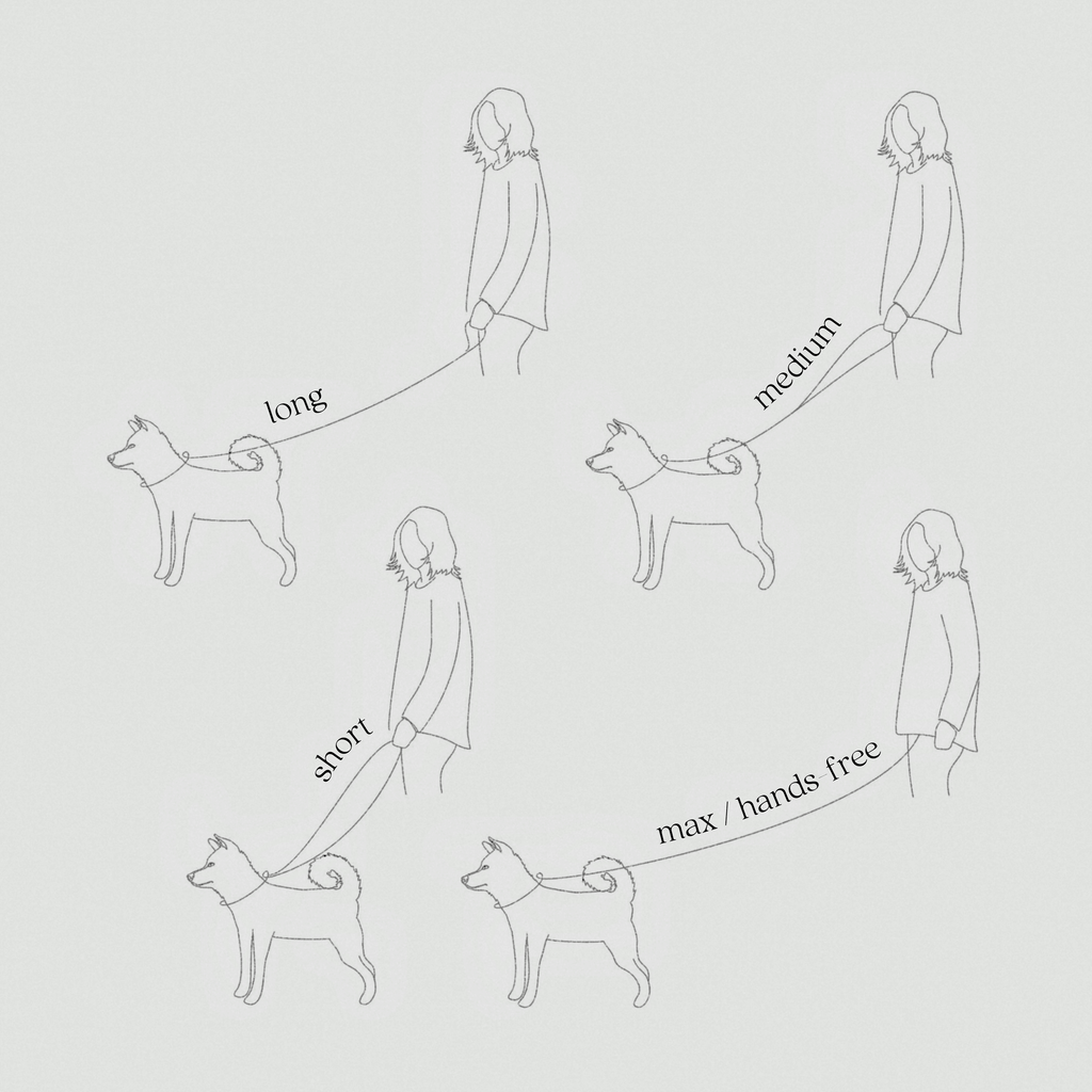 MELLEM // all weather convertible leash / 6ft or 180cm max - Lambwolf Collective