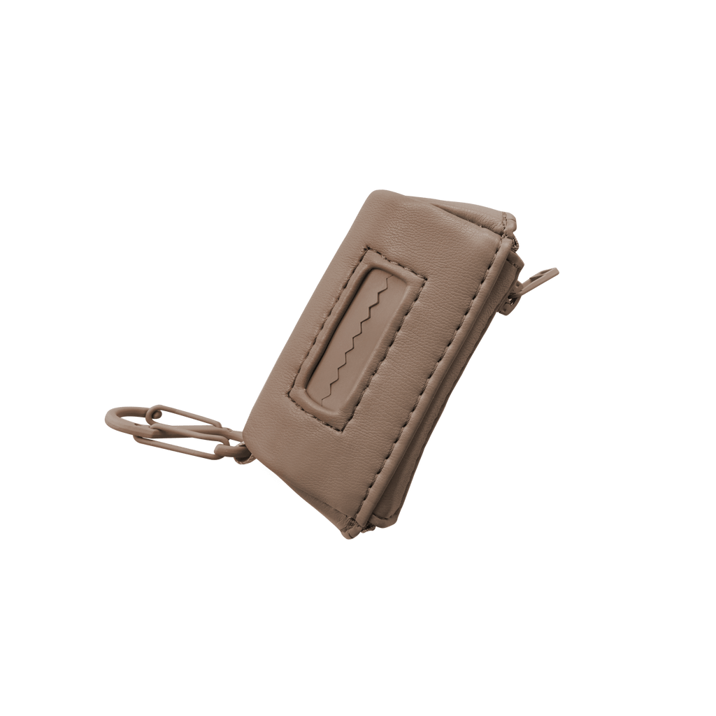 MEMO // vegan leather no-dangle poop bag holder - Lambwolf Collective