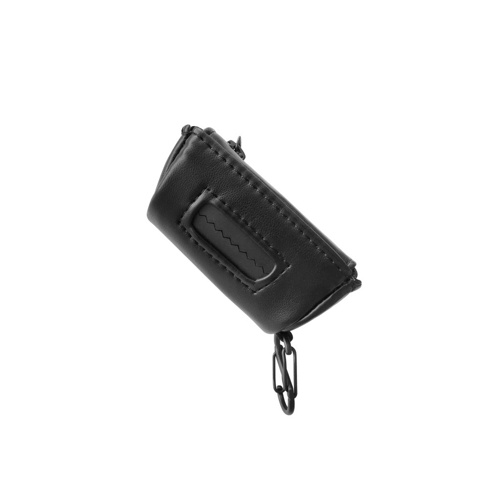 MEMO // vegan leather no-dangle poop bag holder - Lambwolf Collective